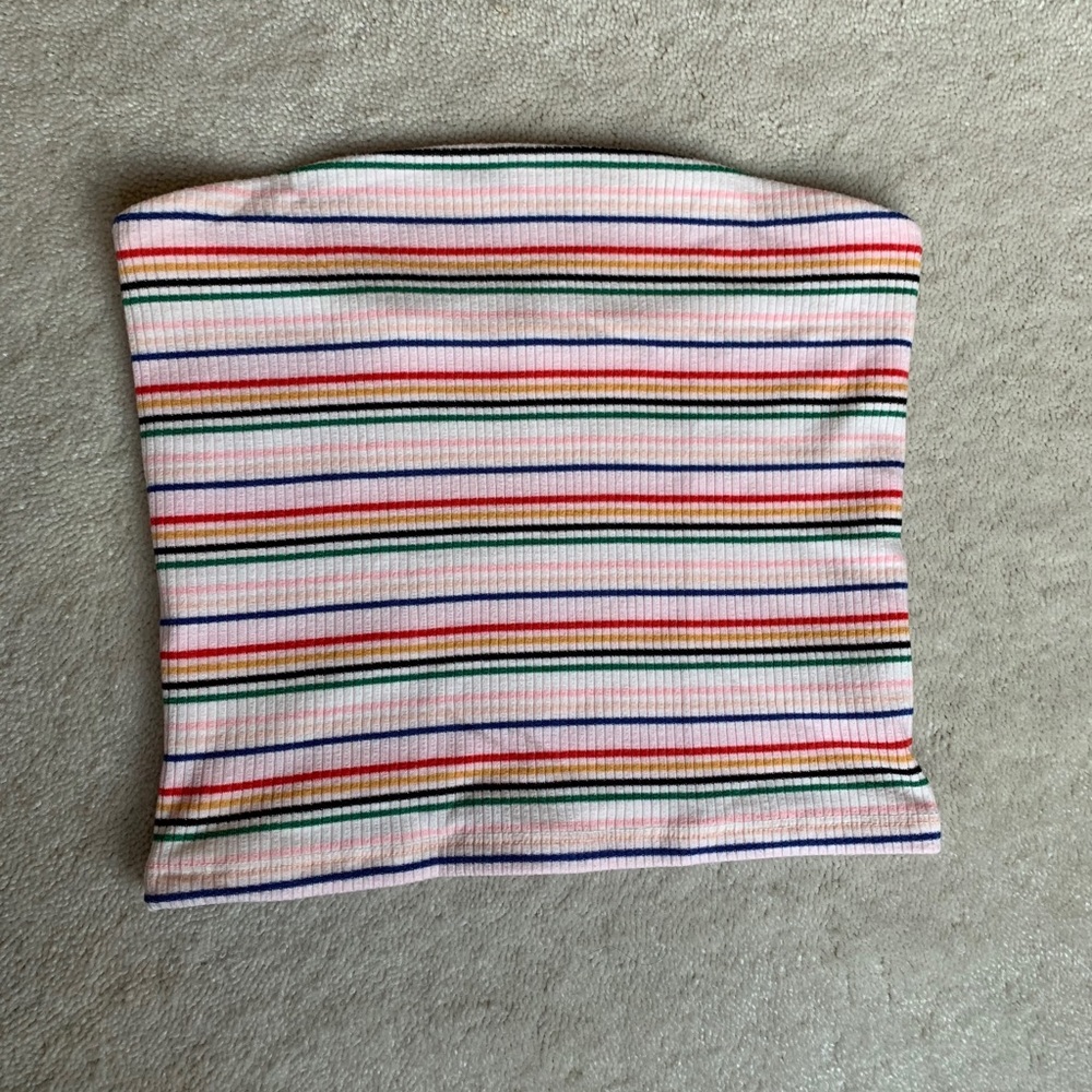 American Eagle striped tube top